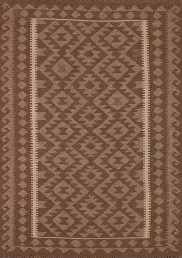 Kilim Reversible Wool Area Rug 5x7