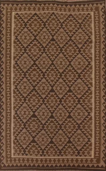 Kilim Reversible Wool Area Rug 7x10