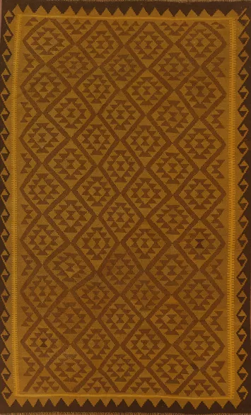 Reversible Wool Kilim Area Rug 7x10