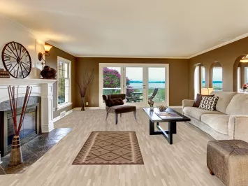 Brown Wool Kilim Oriental Runner Rug 3x7