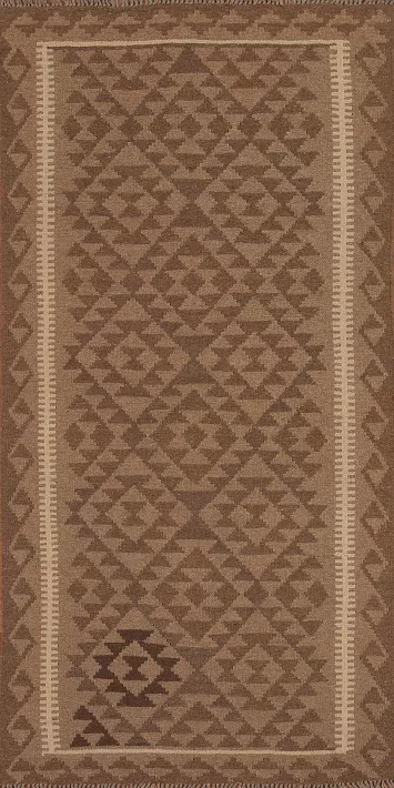 Geometric Kilim Oriental Runner Rug 3x7