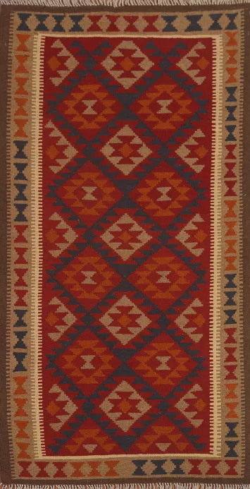 Geometric Kilim Oriental Area Rug 4x7
