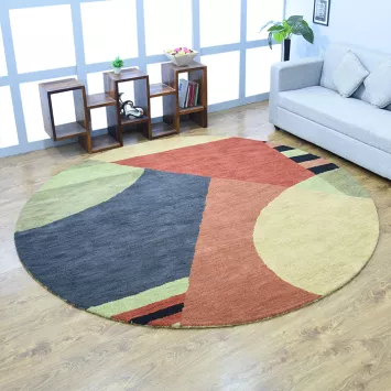 Modern Geometric Hand Tufted Area Rug