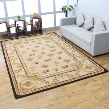 Floral Aubusson Oriental Area Rugs