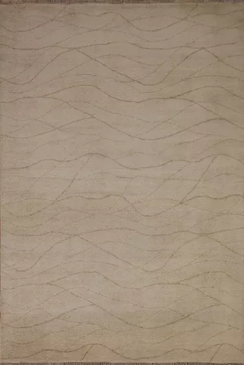 Hand-Knotted Wool Gabbeh Area Rug 5x7