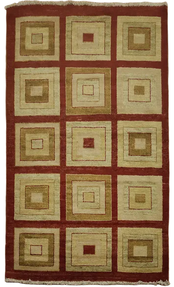 Bold Geometric Pattern Rug for Modern Home Decor 5x6