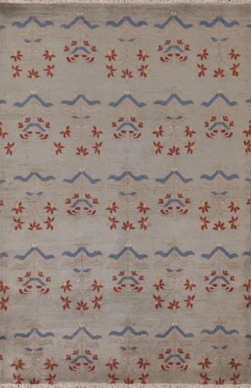 Handmade Wool Gabbeh Area Rug 4x6