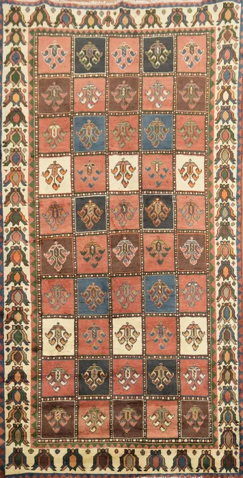Garden Design Bakhtiari Persian Area Rug 5x9