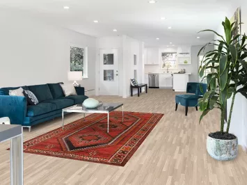 Vintage Red Lori Persian Area Rug 5x9