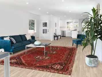 Tribal Red Shiraz Persian Area Rug 7x10