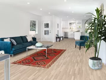 Geometric Red Shiraz Persian Area Rug 4x8