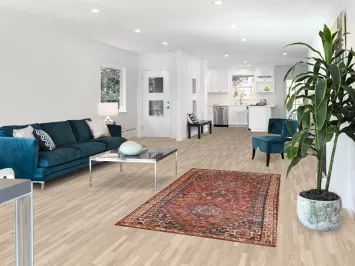 Antique Vegetable Dye Abadeh Persian Area Rug 4x7