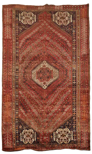 Elegant Vintage Persian Rug Perfect for Classic Home Decor 5x9