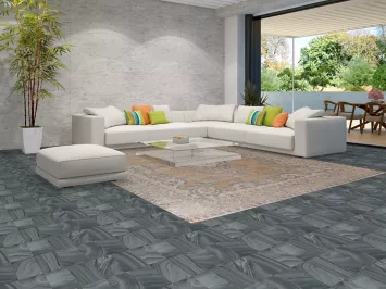 Distressed Tabriz Persian Area Rug 10x13