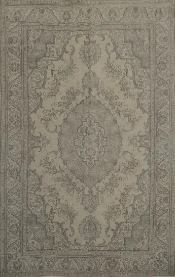 Distressed Tabriz Persian Area Rug 8x11
