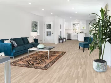 Geometric Qashqai Persian Area Rug 4x8