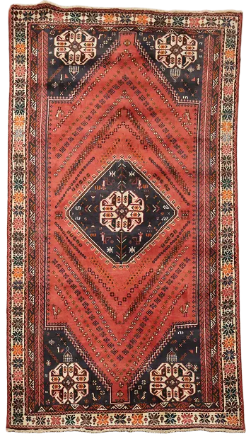 Exquisite Persian Rug with Intricate Geometric Patterns 5x8