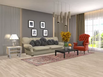 Vintage Mahal Persian Runner Rug 3x11