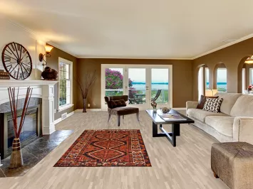 Vintage Wool Lori Persian Area Rug 4x8