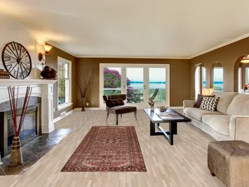 Pink Geometric Hamedan Persian Runner Rug 4x10