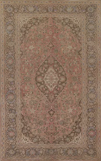Traditional Kashan Persian Area Rug 7x10