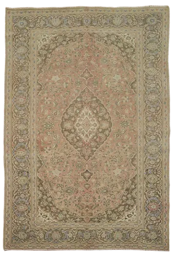 Traditional Kashan Persian Area Rug 7x10