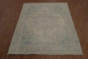 Ornate Classic Background Tabriz Persian Area Rug 10x13