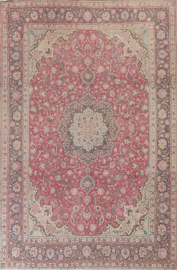 Vintage Tabriz Persian Area Rug 10x13