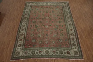 All-Over Tabriz Persian Large Rug 11x14
