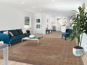 Traditional Kashan Persian Area Rug 10x13