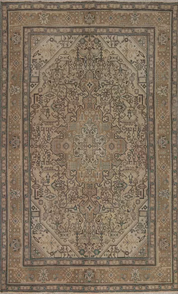 Geometric Tabriz Persian Area Rug 6x10