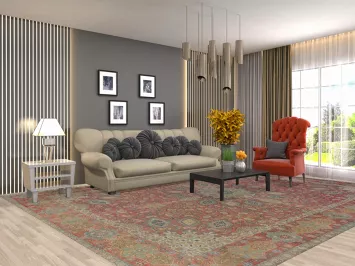 Vegetable Dye Tabriz Persian Area Rug 10x13