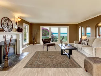 Traditional Kashan Persian Area Rug 6x9