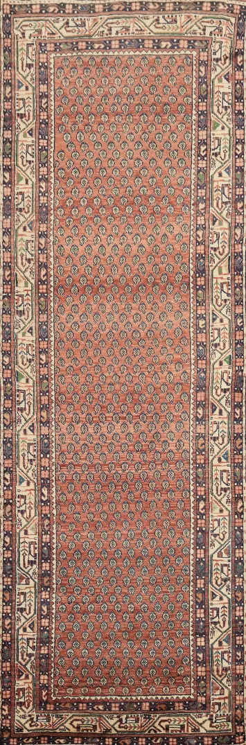 Boteh Botemir Persian Runner Rug 3x10
