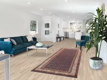 Navy Blue Botemir Persian Runner Rug 3x10