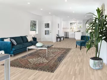 Geometric Bakhtiari Persian Area Rug 5x10