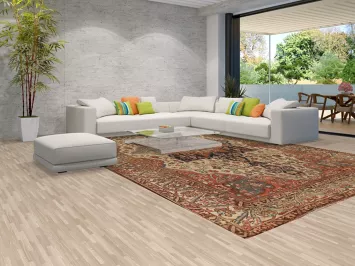 Antique Vegetable Dye Bakhtiari Persian Rug 11x18