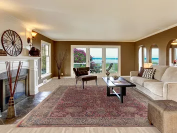 Antique Kerman Lavar Vegetable Dye Large Persian Rug 10x14