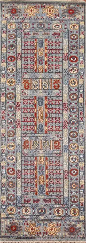 Tribal Heriz Serapi Runner Rug 2x8