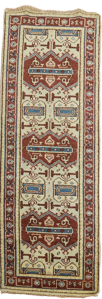 Wool Heriz Serapi Oriental Runner Rug 3x8