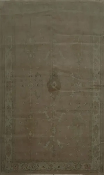 Versatile Oushak Egyptian Area Rug 7x11 Subtle Elegant Patterns