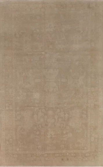 Vegetable Dye Oushak Turkish Area Rug 7x10