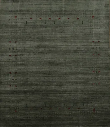 Handmade Wool Gabbeh Indian Area Rug 8x10