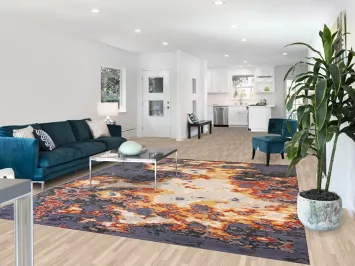 Modern Abstract Area Rug 8x10