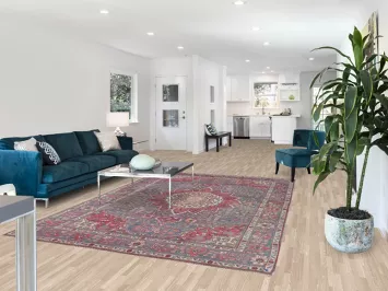 Vintage Tabriz Persian Area Rug 7x10