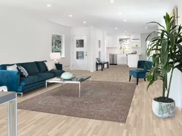 Brown Wool Tabriz Persian Area Rug 6x10