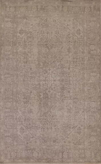 Geometric Tabriz Persian Area Rug 7x10