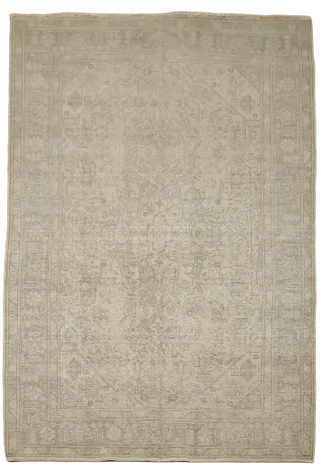 Subtle Patterned Rug in Warm Sand Tones for Stylish Homes 7x10