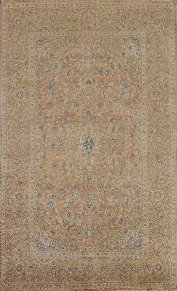 Floral Kashan Persian Area Rug 6x10