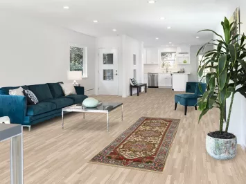 Geometric Heriz Serapi Indo Runner Rug 3x8